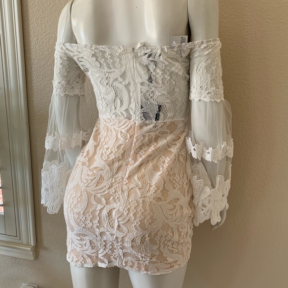 Just In! Amour - Lace Bodycon Mini Dress - Picture 7 of 8